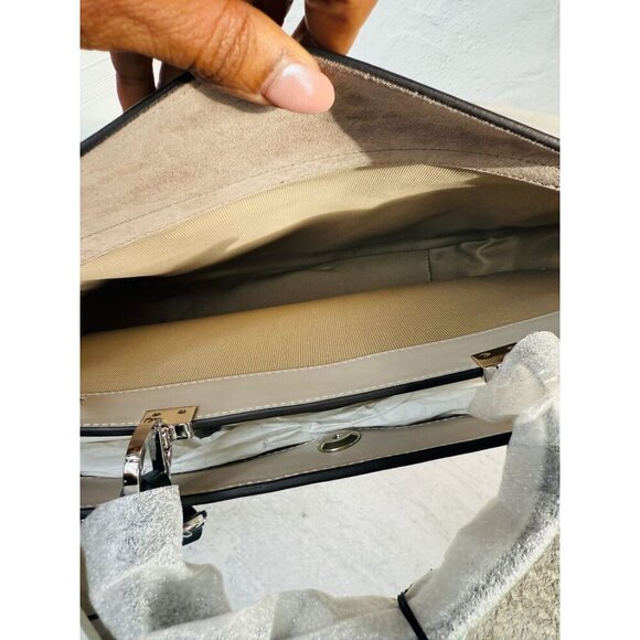 Furla‎ Reale North South Large Convertible Leather Tote Creamy Beige - Picture 12 of 16